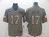 Nike Bills 17 Josh Allen 2019 Olive Camo Salute To Service Limited Jersey,baseball caps,new era cap wholesale,wholesale hats